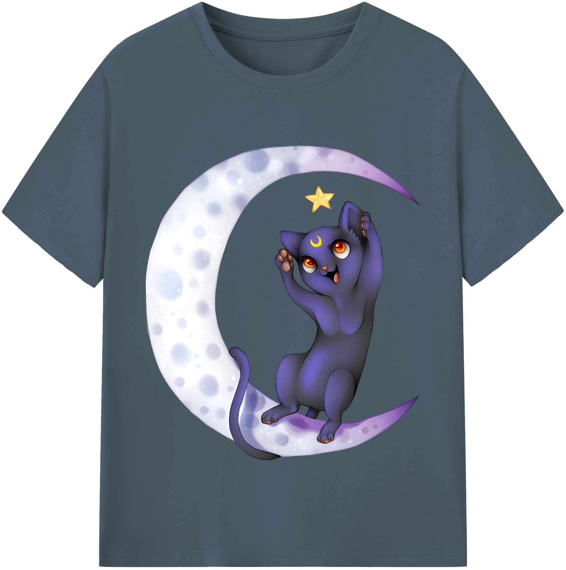 （画像用） 美少女戦士セーラームーン Sailor Moon 綿100％半袖Tシャツ（フロントプリント）